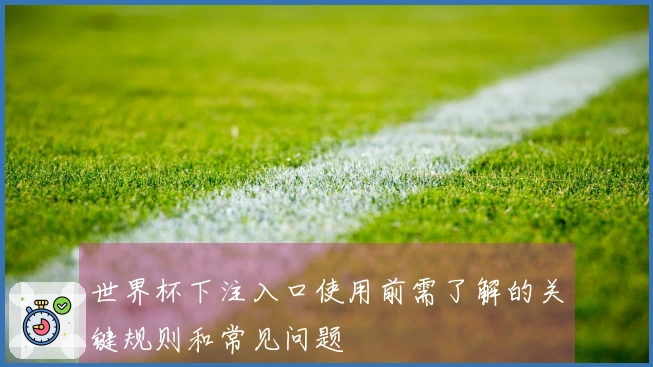 世界杯下注入口使用前需了解的关键规则和常见问题