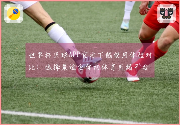 世界杯买球APP官方下载使用体验对比：选择最适合你的体育直播平台