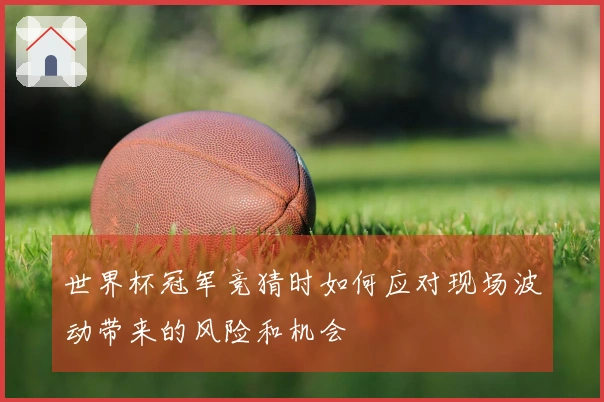 世界杯冠军竞猜时如何应对现场波动带来的风险和机会